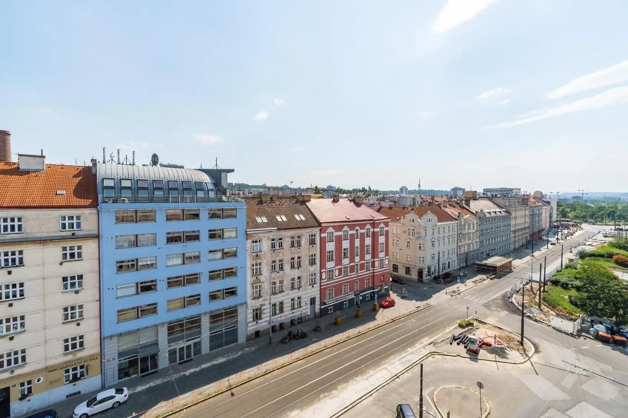 Brand New Studio Apartment #51 With Free Secure Parking In The Center Prága Csehország